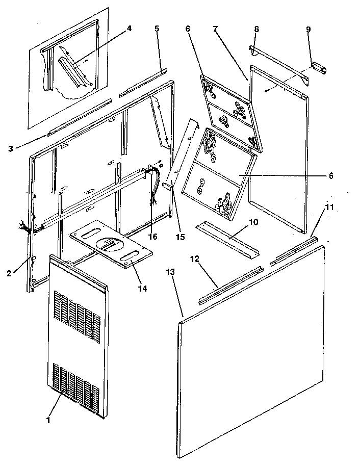 Sears 867744530 functional replacement parts diagram