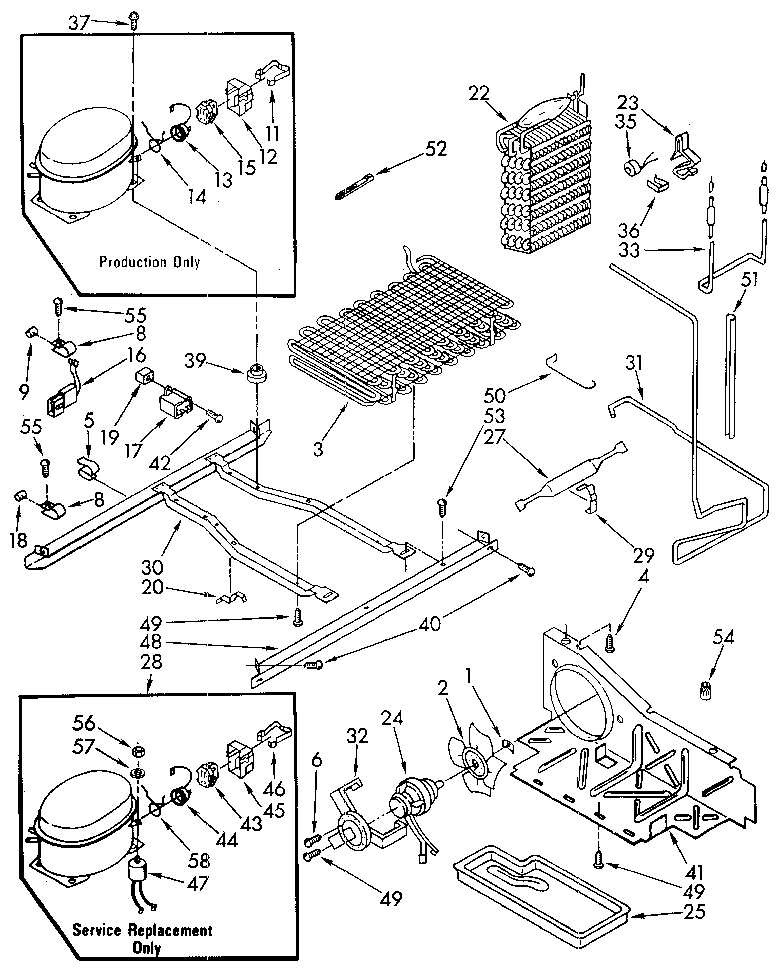 Kenmore 1069505512 unit diagram