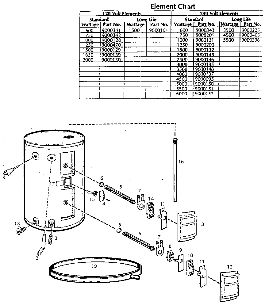 Superior 1-30-2HMS7 functional replacement parts diagram