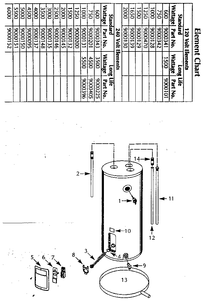 Ace 8-30-1ALS8 functional replacement parts diagram