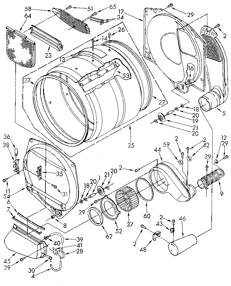 Kenmore 11097195800 bulkhead diagram