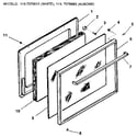 Kenmore 1197048882 oven door diagram