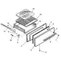 Kenmore 1197048882 broiler section diagram