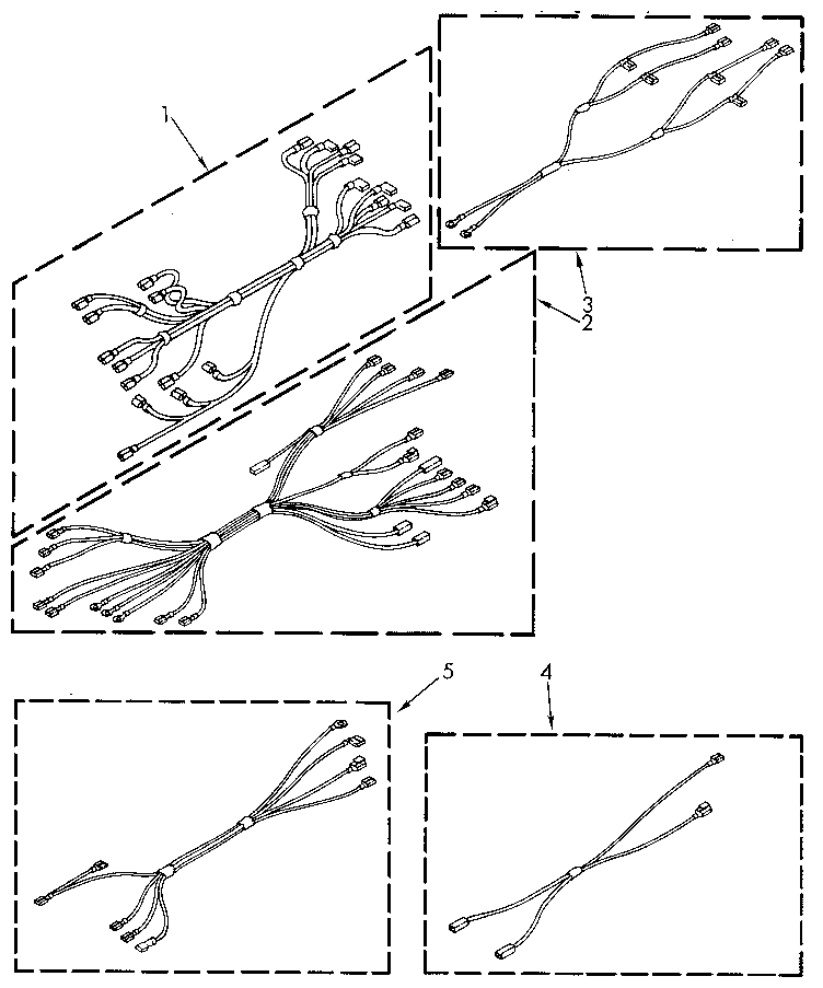 Whirlpool RF366PXXN0 wiring harness diagram