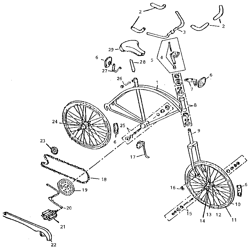 Ming Ta 2079 unit parts diagram