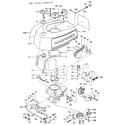 Craftsman 298586193 tank, clutch, & muffler diagram