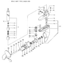 Craftsman 298586193 drive shaft pipe & gear case diagram