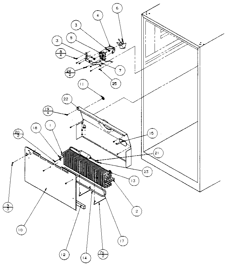 Amana 86868-P1116904W air flow diagram