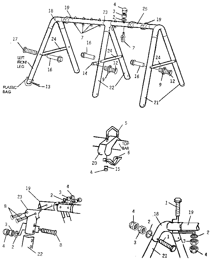 Sears 51272715 a-frame diagram