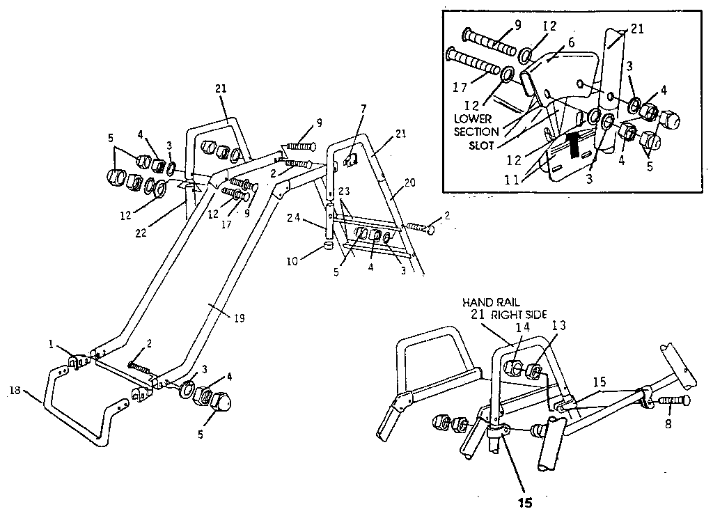 Sears 51272715 slide diagram