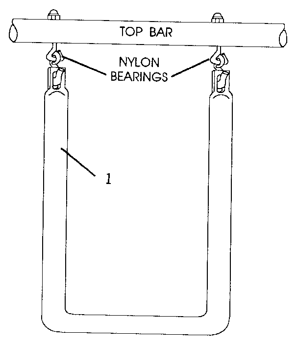 Sears 512720966 trapeze assembly diagram