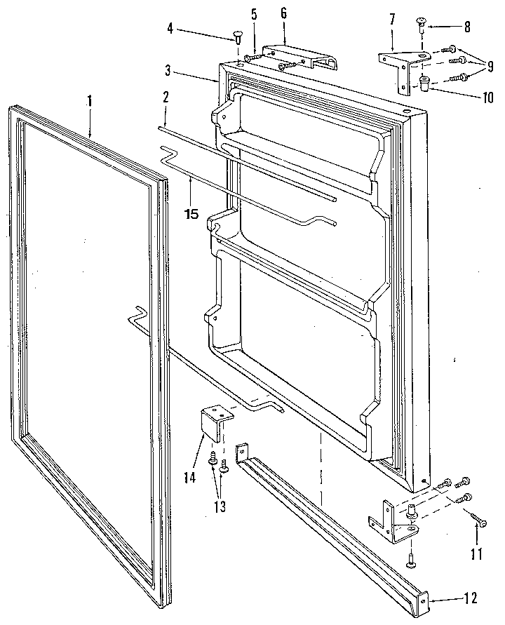 Marvel 58RFAD door diagram