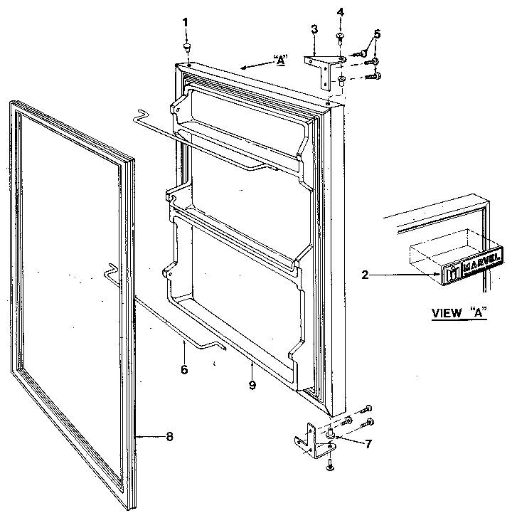 Marvel 58RI door diagram