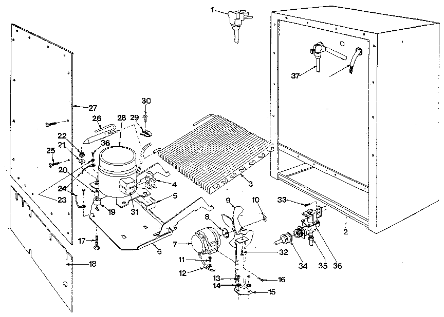 Marvel 58RI unit parts diagram