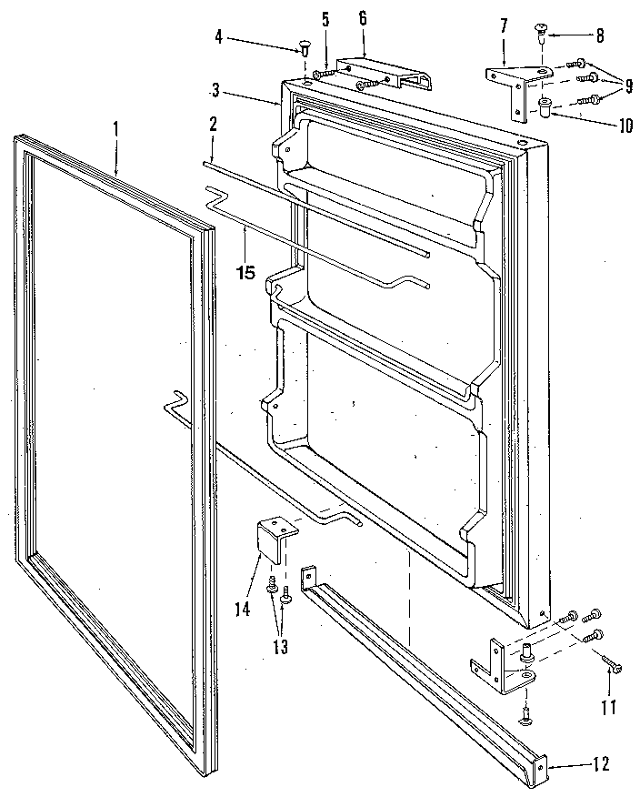 Marvel 58RIAD door diagram