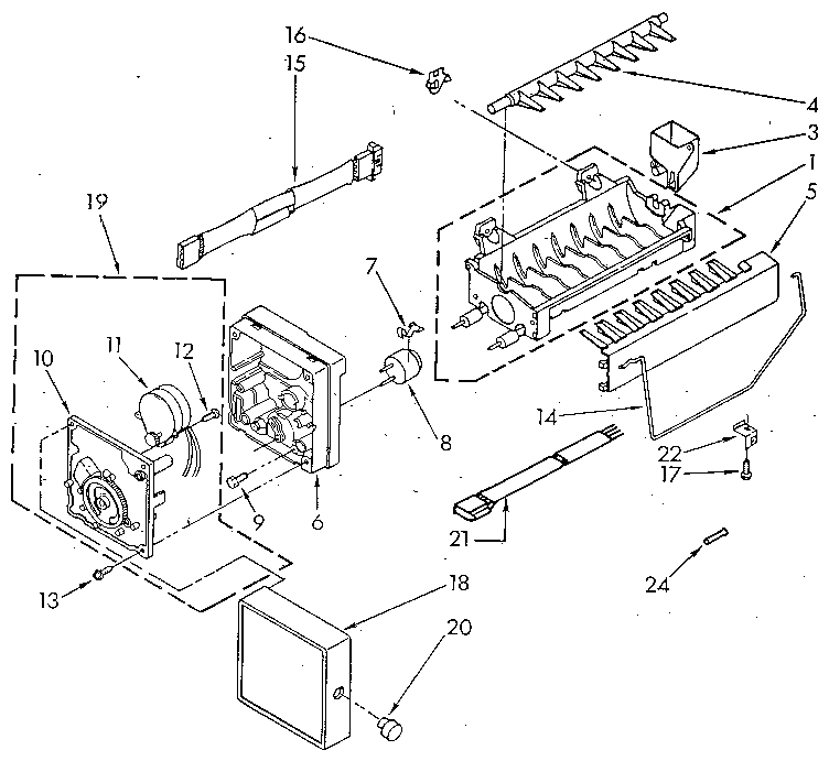 Marvel 58RIAD icemaker diagram