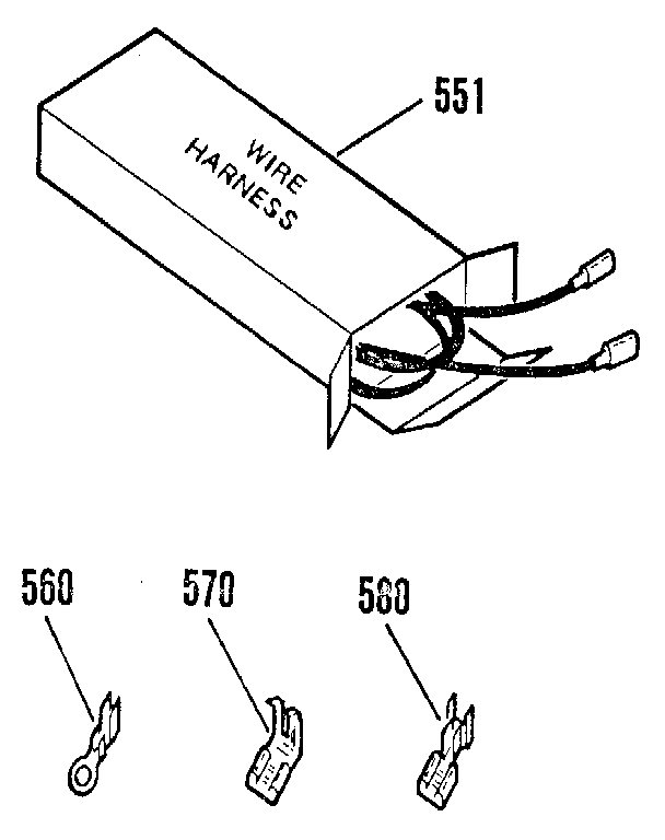 Kenmore 9114132990 wire harnesses and components diagram