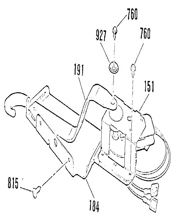Kenmore 9114132990 door lock section diagram