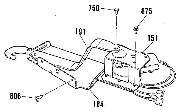 Kenmore 9114042590 door lock section diagram