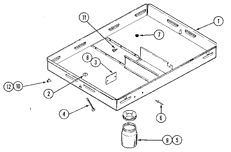 Jenn-Air W238 burner box diagram
