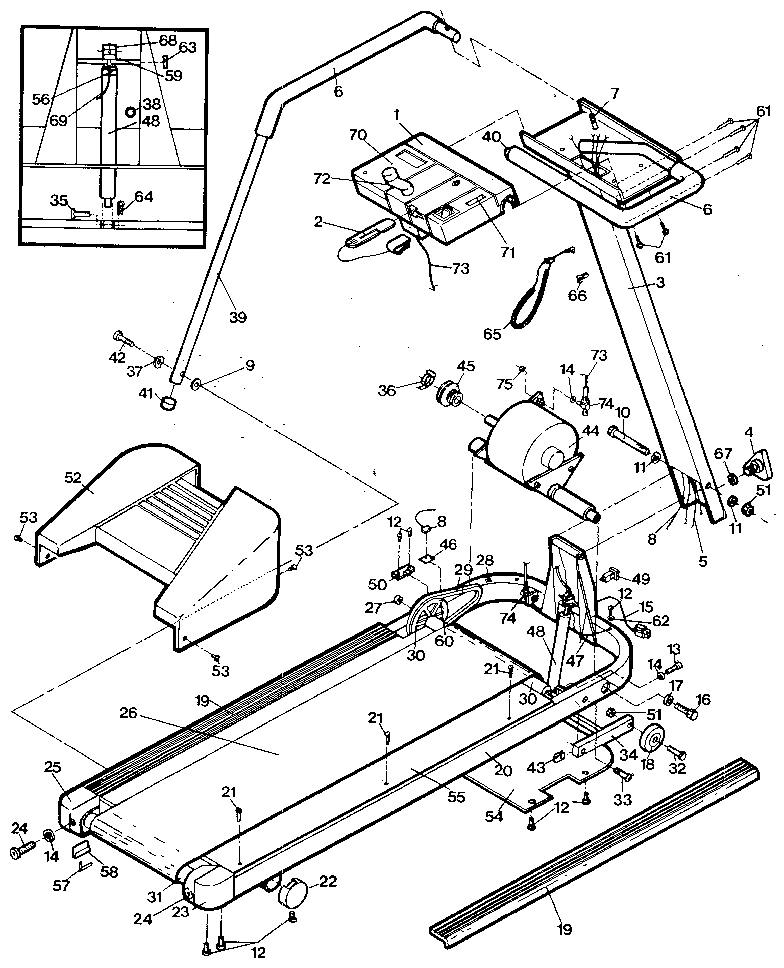 Proform PF350300 unit parts diagram