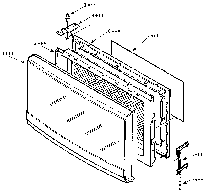 Kenmore 5658944690 door diagram