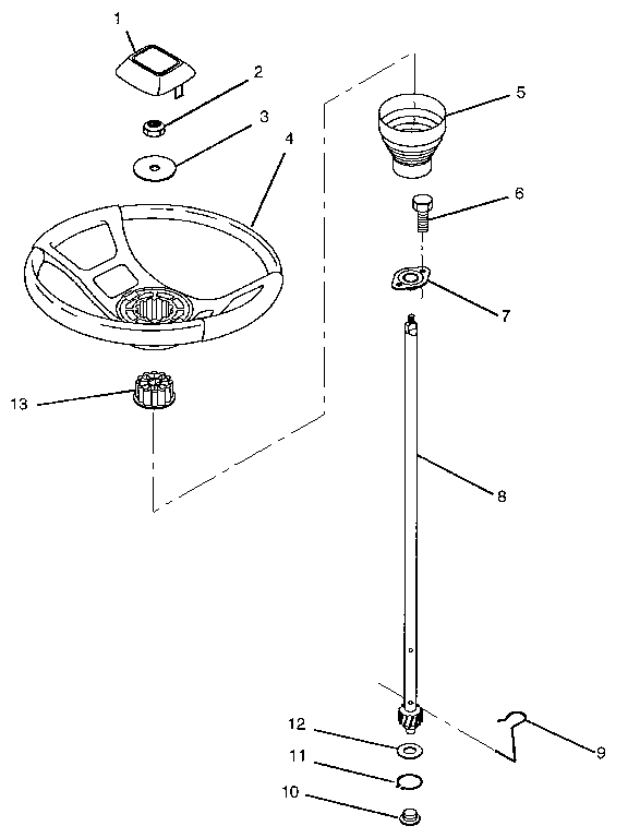Craftsman 917256322 steering wheel diagram