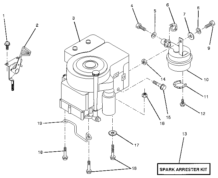 Craftsman 917256322 engine/throttle diagram