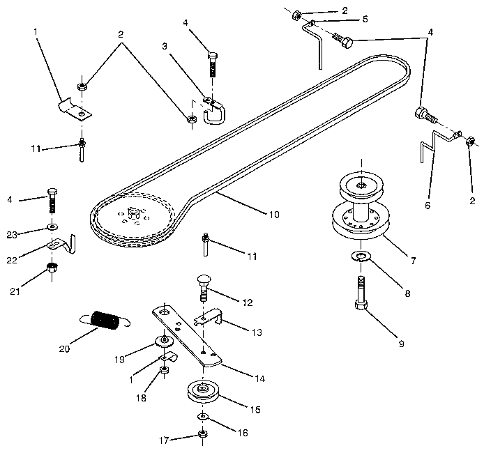 Craftsman 917256322 ground drive diagram