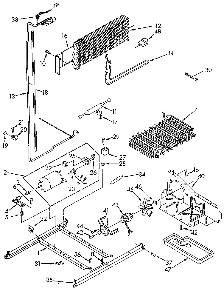 Kenmore 1069608785 unit diagram