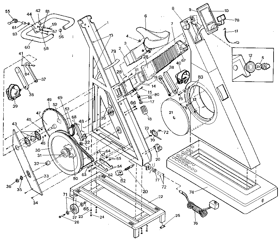Proform PFC90 unit parts diagram