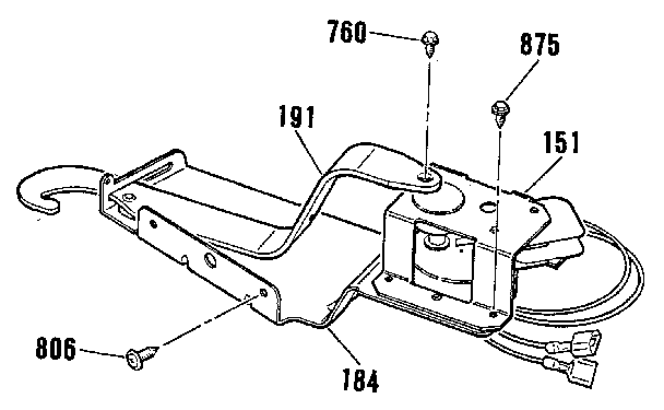 Kenmore 9113042590 door lock diagram