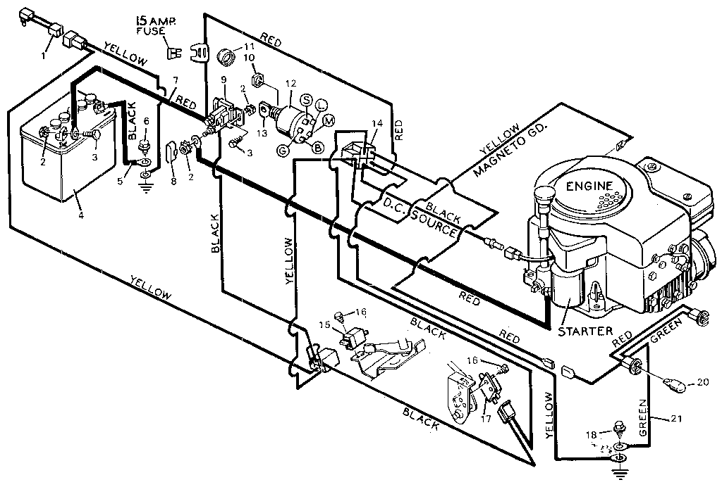 Craftsman 502255180 wiring diagram