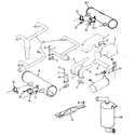 Craftsman 917254432 exhaust system diagram