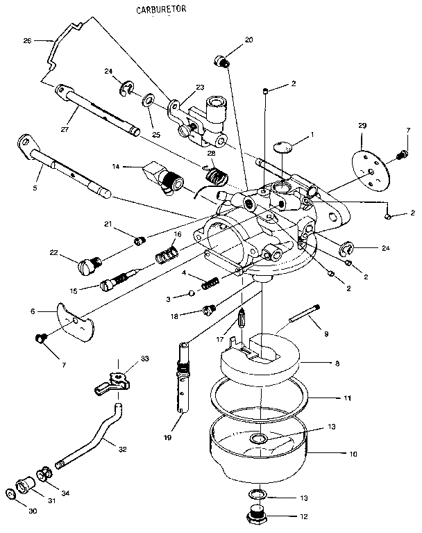 Craftsman 225581504 carburetor diagram