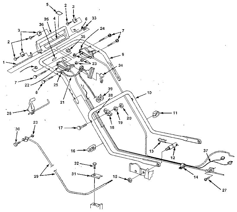Homelite UT30087 figure 2 diagram