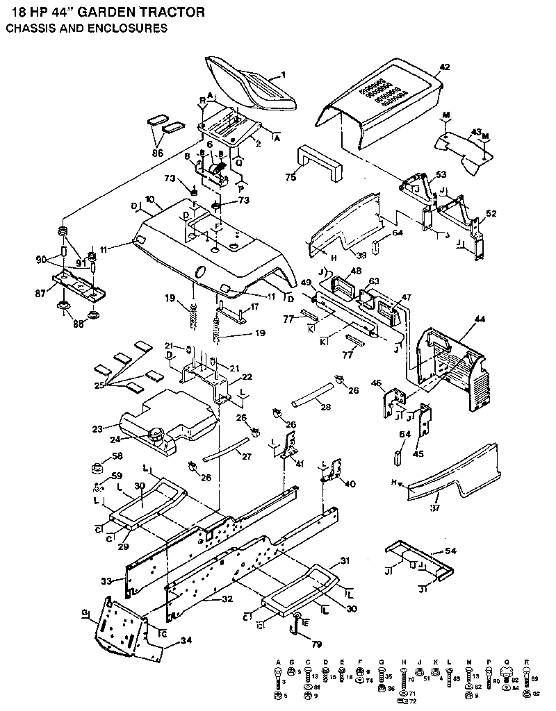 Craftsman 917255931 chassis and enclosures diagram