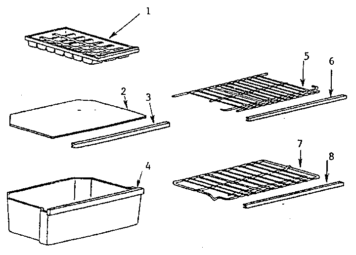 Kenmore 5649610410 accessories diagram