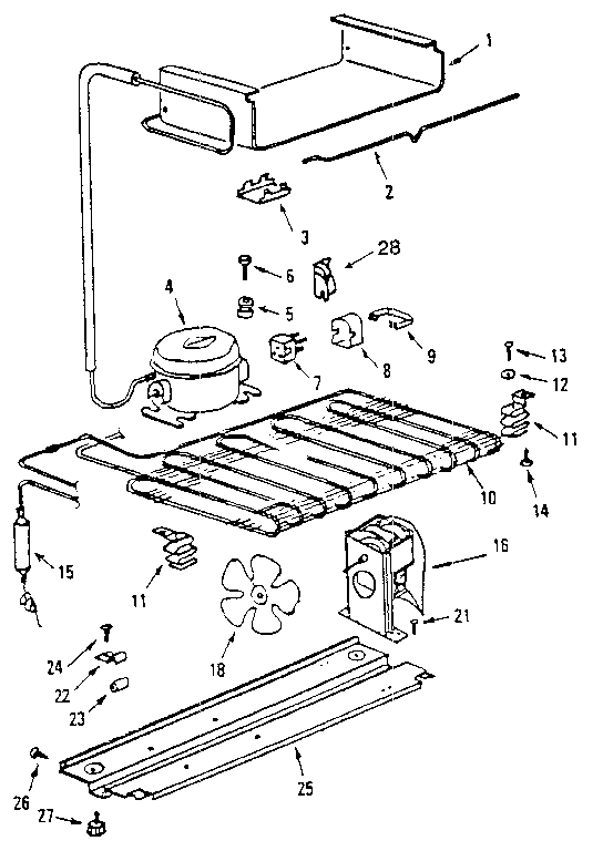 Craftsman 5648996181 cooling unit diagram