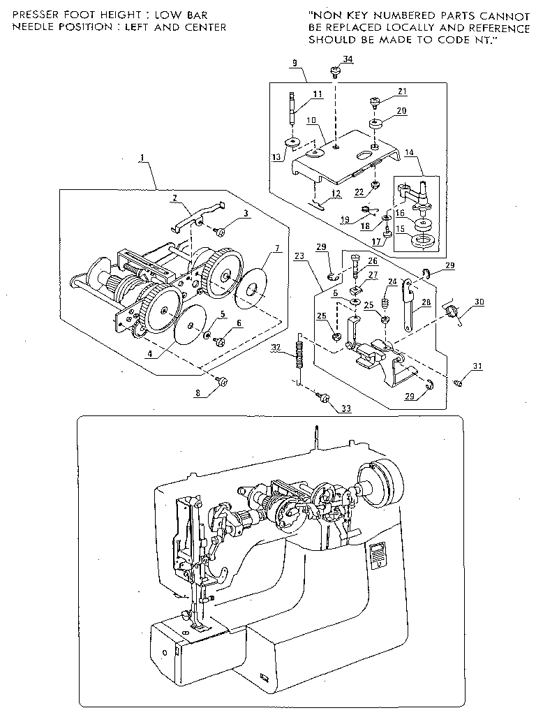 Kenmore 3851278191 feed regulator assembly diagram