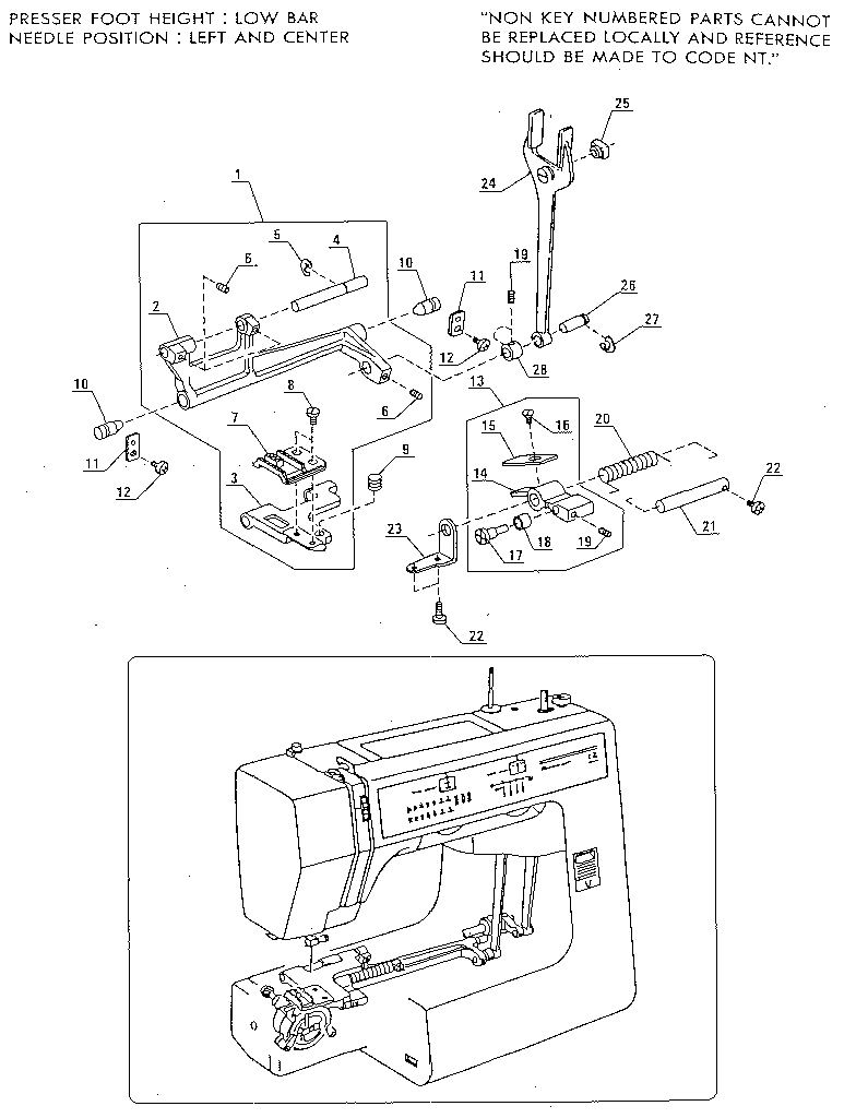 Kenmore 3851278191 feed  assembly diagram