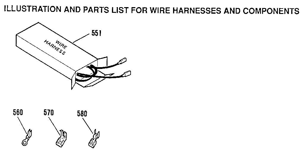 Kenmore 9113212590 wire harnesses and components diagram