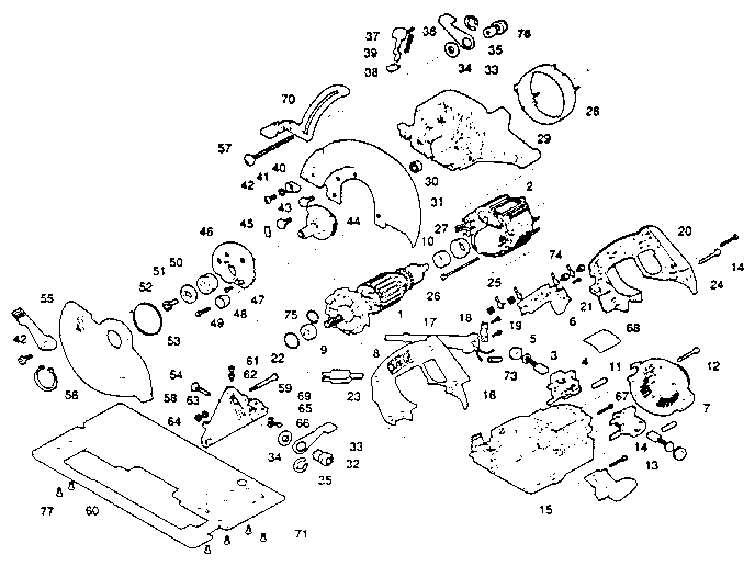 Black & Decker 3060 unit parts diagram