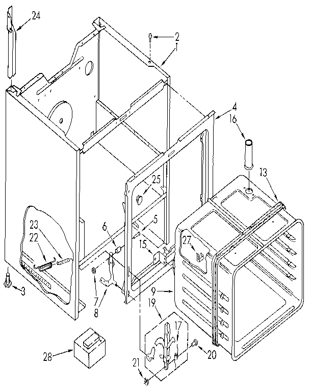 Whirlpool RF302BXXG1 oven diagram