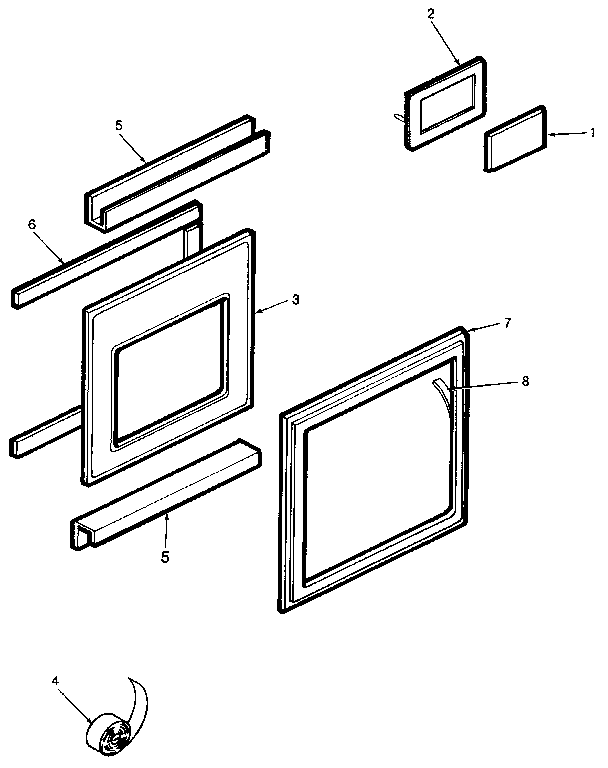 Jenn-Air RDK226W trim kit diagram