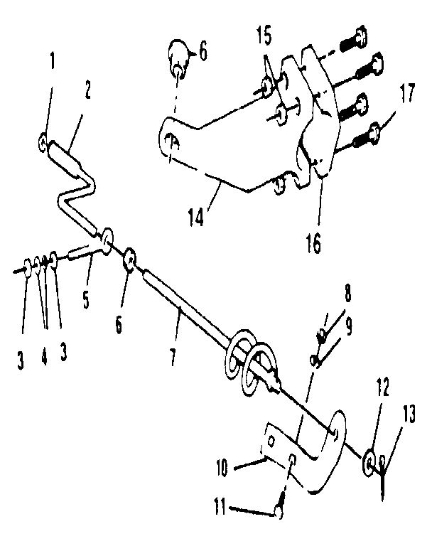 Dynamark 826 crank diagram