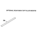 Kenmore 9114628813 optional rear main top filler 8028790 diagram