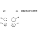 Kenmore 9114628813 opt pan chrome ring kit no. 8068400 diagram