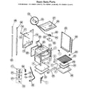 Kenmore 7917899011 basic body diagram