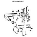 Weider E110 pec-deck assembly diagram